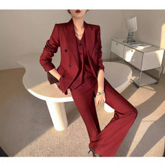 Women’s Blazer with Niche Design, Korean Style Back-Slit Casual Loose Fit Jacket