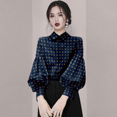 Vintage Floral Bell Sleeve Shirt | Korean Chic Statement Blouse - Cyrenthia Luxe Fashion