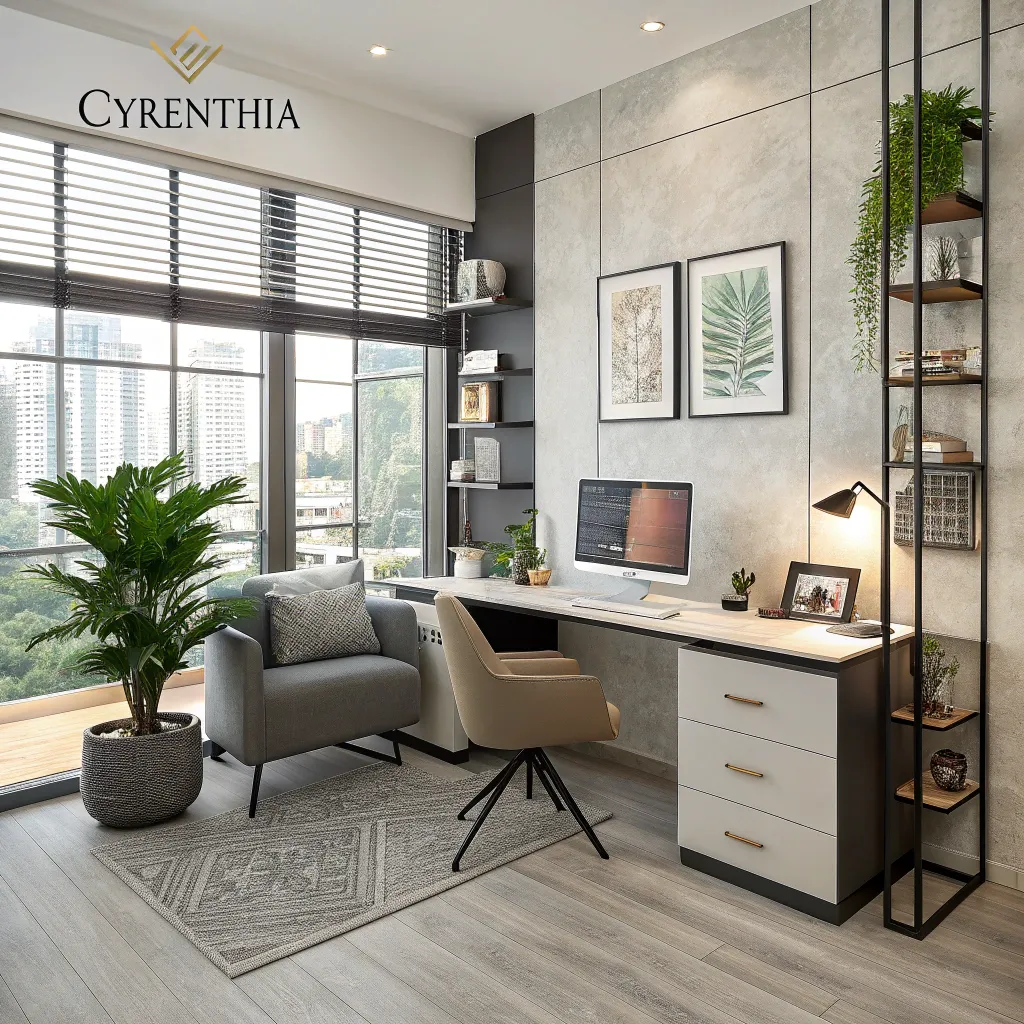 Modern office interior of CYRENTHIA